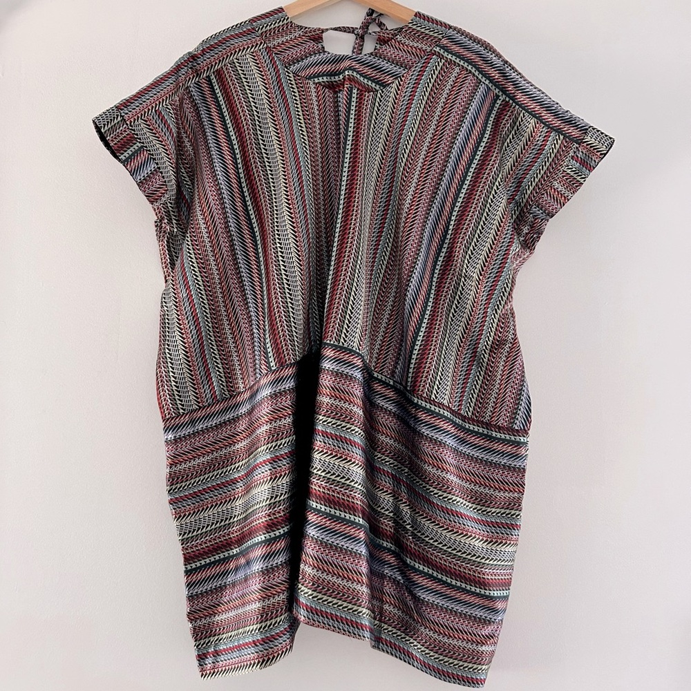 Creatures of the Wind silk jacquard oversized dress